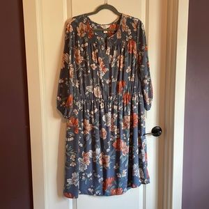 Long sleeved floral CJ Banks dress